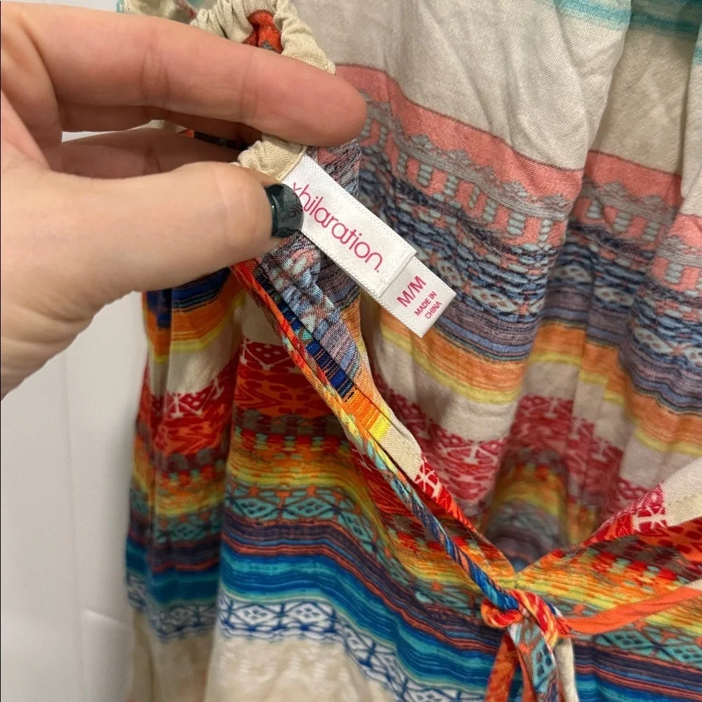 Xhilaration Multicolor Boho Maxi Dress size medium - Picture 4 of 7